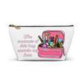Makeup Accessory Pouch — "The contents of this bag contain my face" Cosmetic Organizer