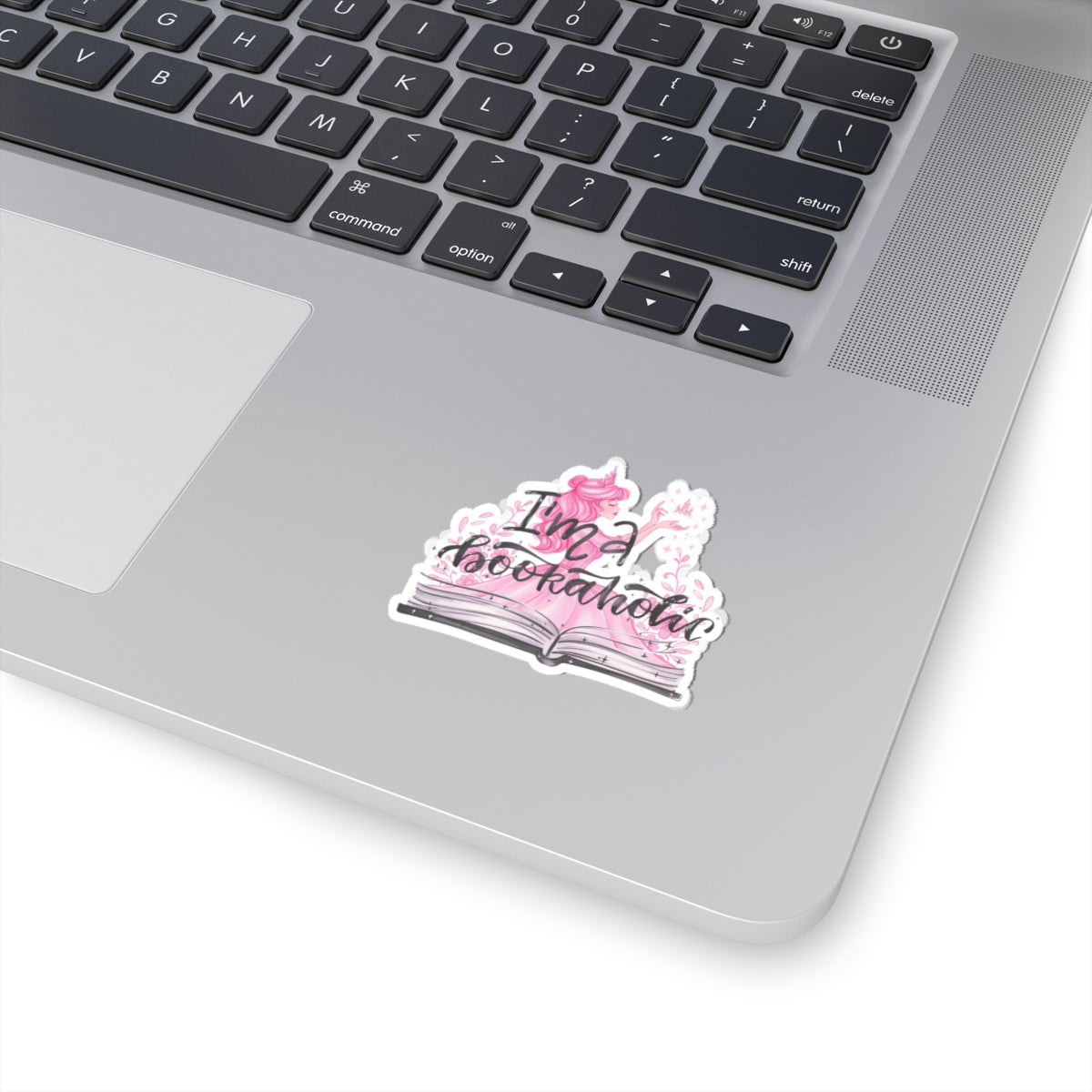 I'm a Bookaholic Sticker — Pink Fairy Tale Book Sticker/Decal