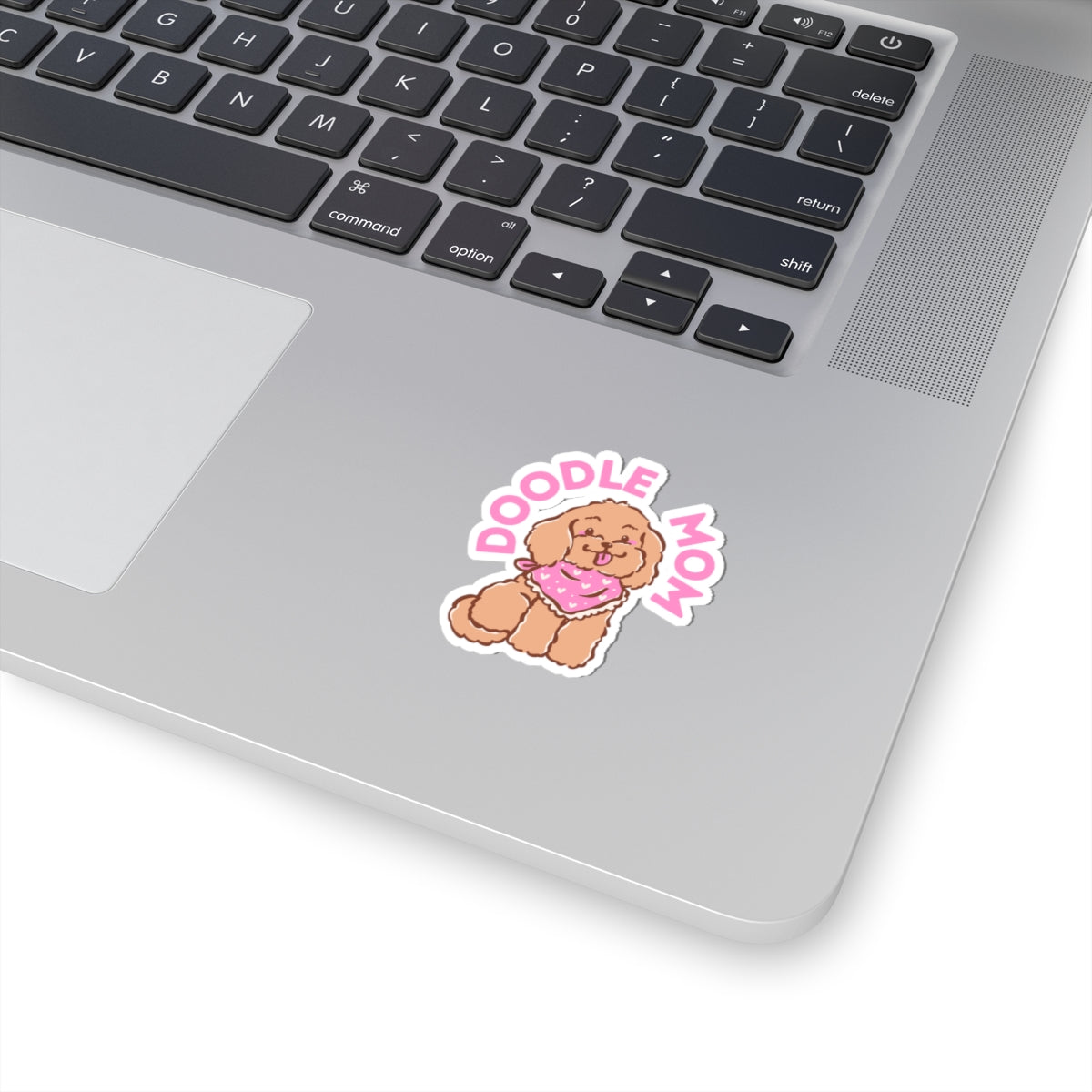 Doodle Mom Kiss-Cut Sticker — Cute Labradoodle Dog Vinyl Decal for Laptops & Water Bottles