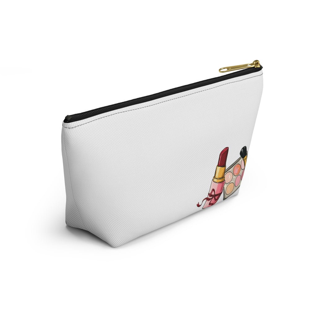 Makeup Accessory Pouch — "The contents of this bag contain my face" Cosmetic Organizer