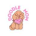 Doodle Mom Kiss-Cut Sticker — Cute Labradoodle Dog Vinyl Decal for Laptops & Water Bottles
