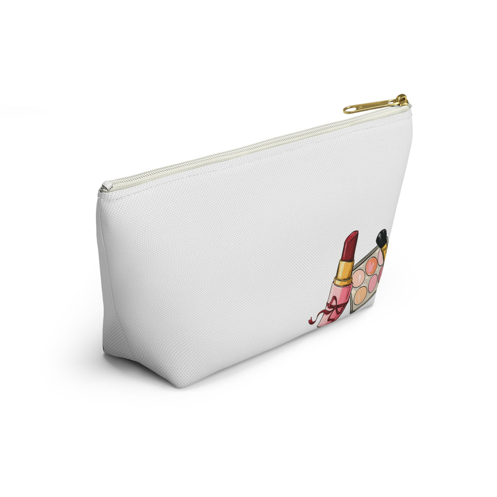 Makeup Accessory Pouch — "The contents of this bag contain my face" Cosmetic Organizer