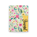 Floral Garden Spiral Notebook — Personalized "Loved" Polka Dot Cover