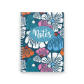 Floral Notes Spiral Notebook — Colorful Hand-Drawn Flower Journal for School & Everyday Notes