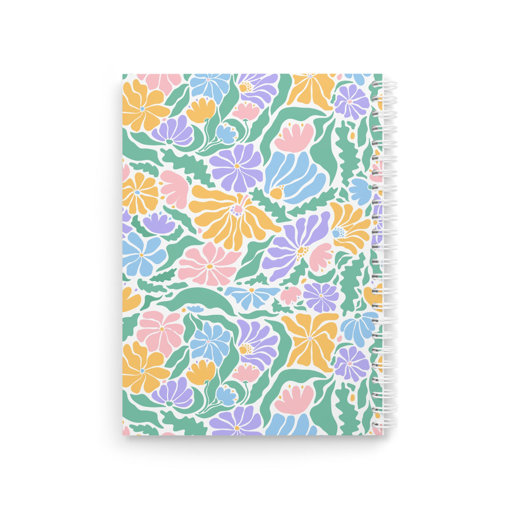 Floral Pastel Notes Spiral Notebook