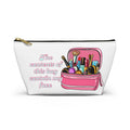 Funny Quote Makeup Bag — "The Contents of This Bag Contain My Face" Accessory Pouch