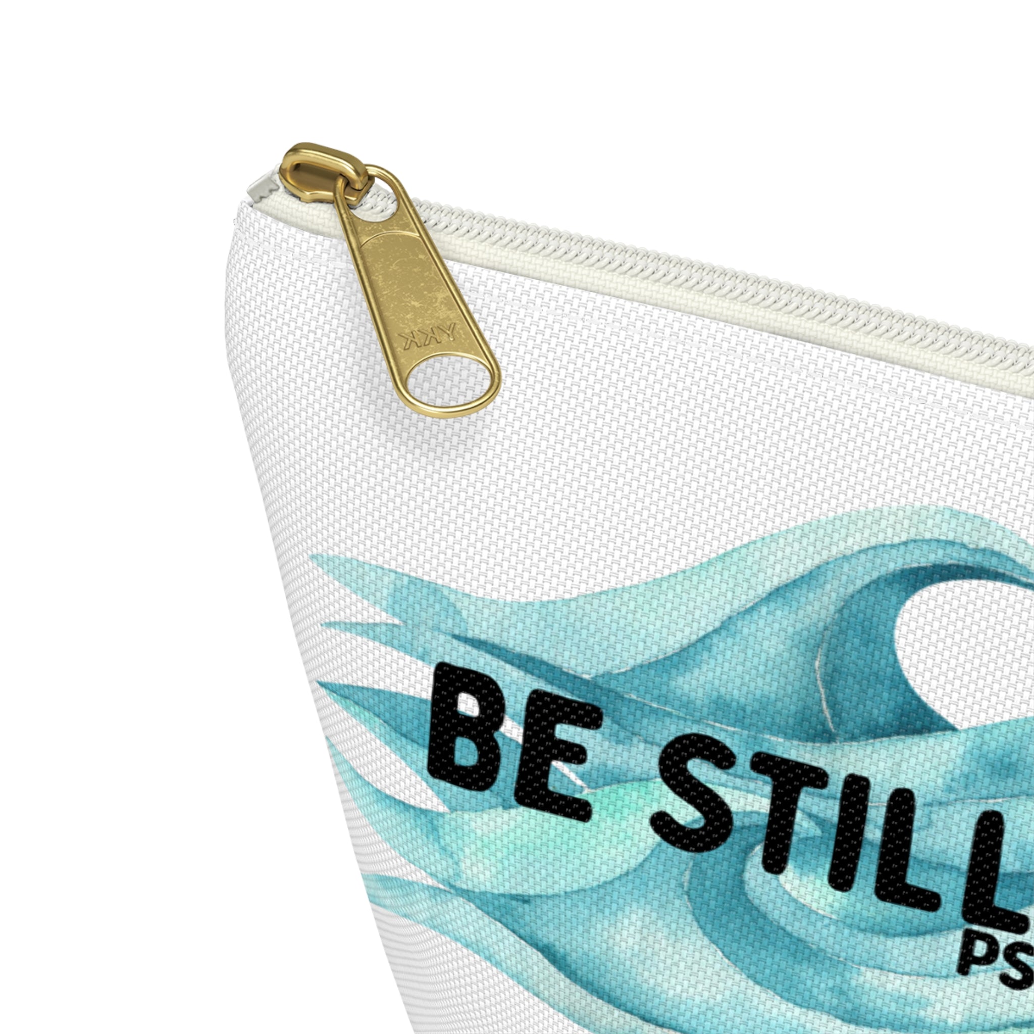 Be Still and Know Turtle Christian Accessory Pouch