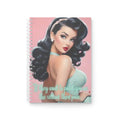 Pin-Up Girl Spiral Notebook — Retro Glam Vintage-Inspired Journal