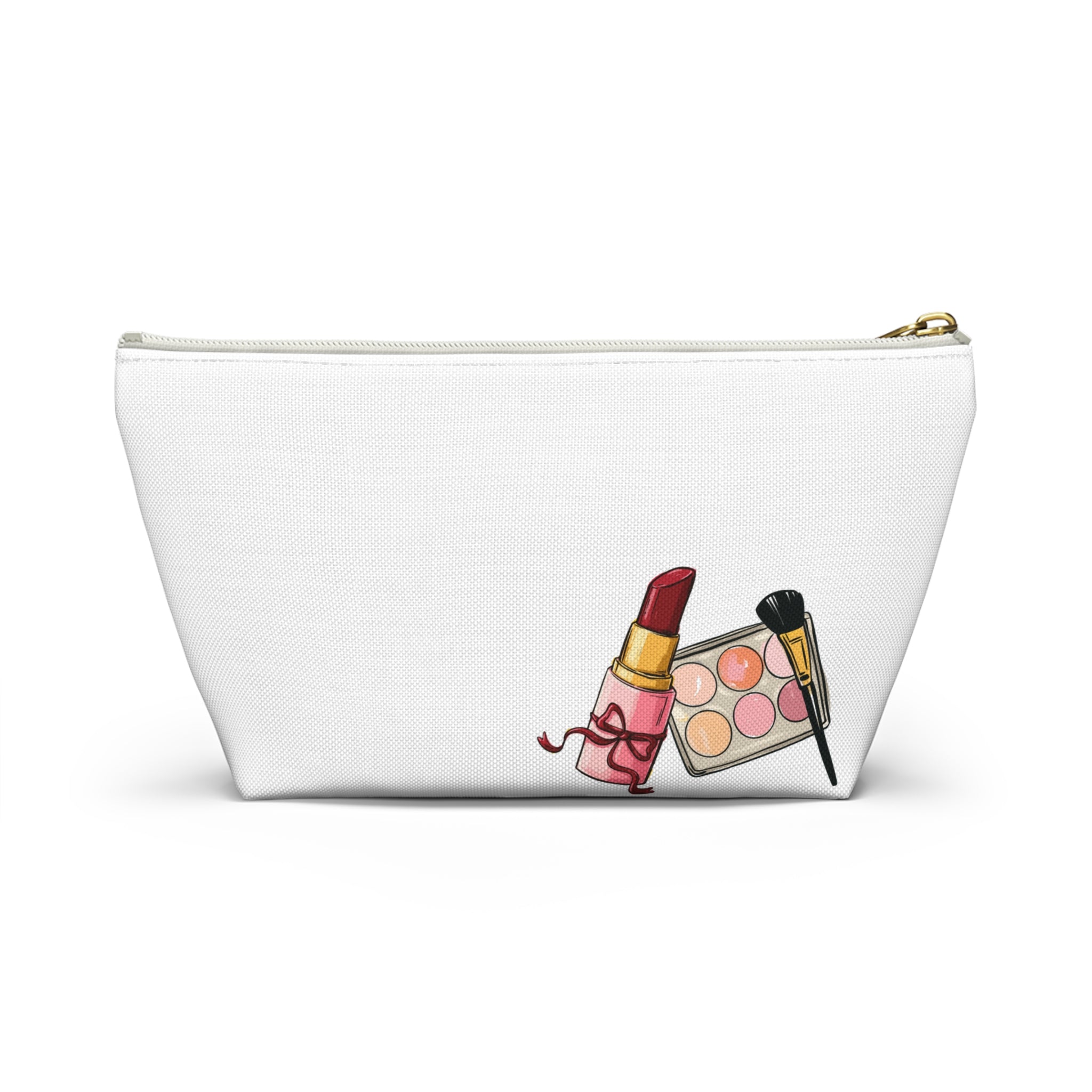 Makeup Accessory Pouch — "The contents of this bag contain my face" Cosmetic Organizer