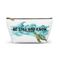 Be Still and Know Turtle Christian Accessory Pouch