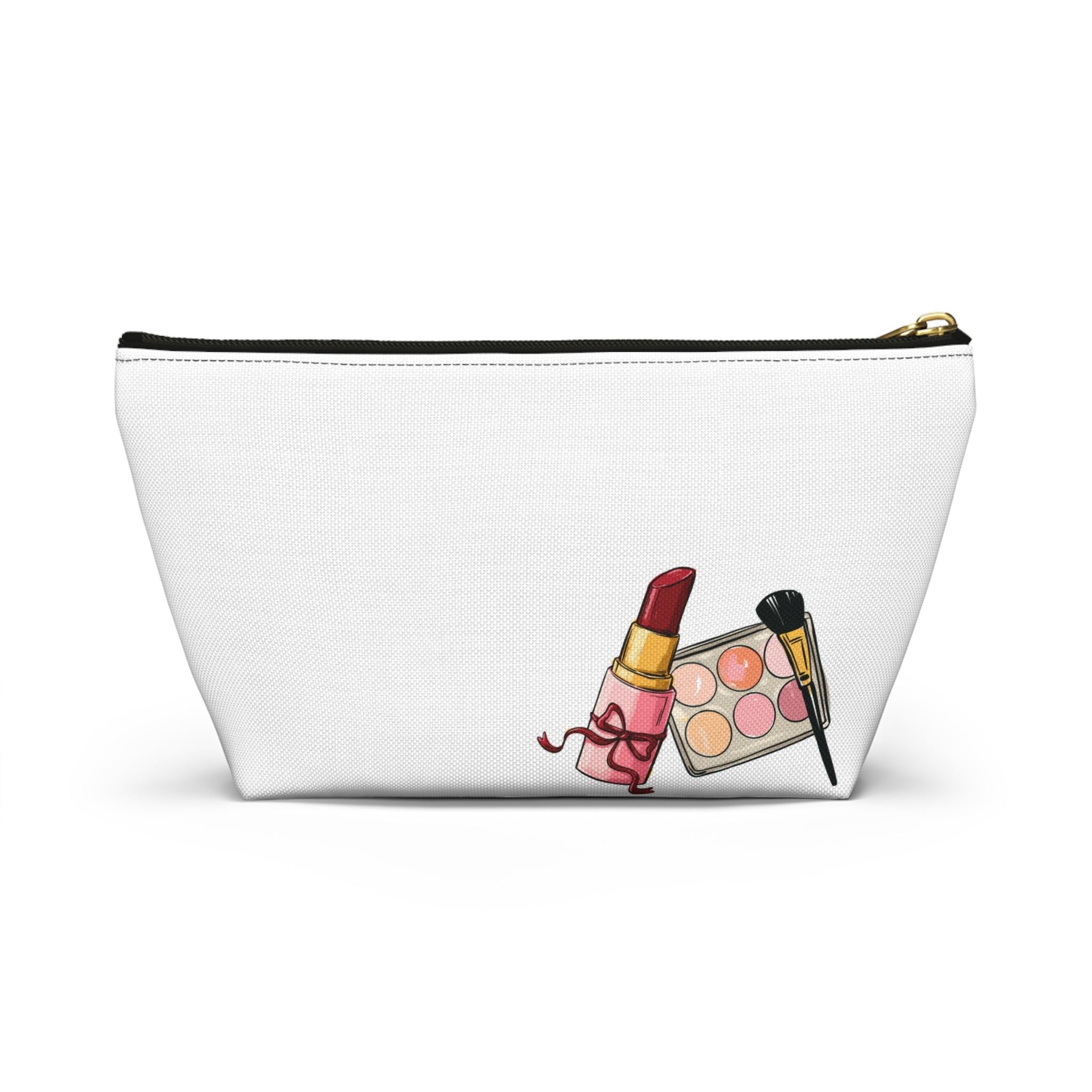 Makeup Accessory Pouch — "The contents of this bag contain my face" Cosmetic Organizer